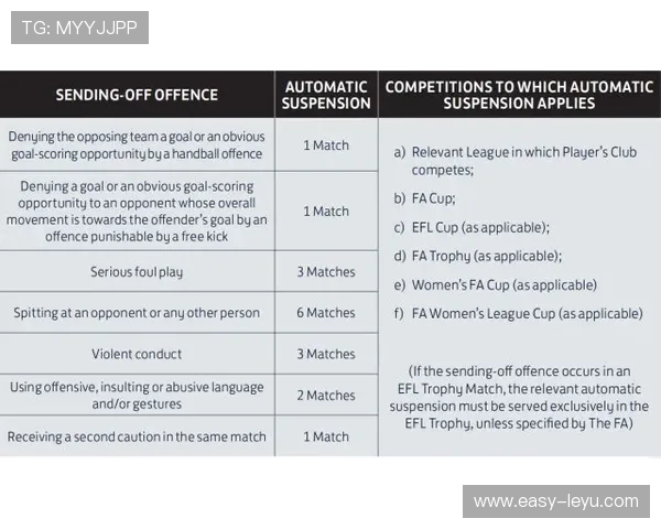 累计黄牌停赛规则详解：如何计算与执行标准？